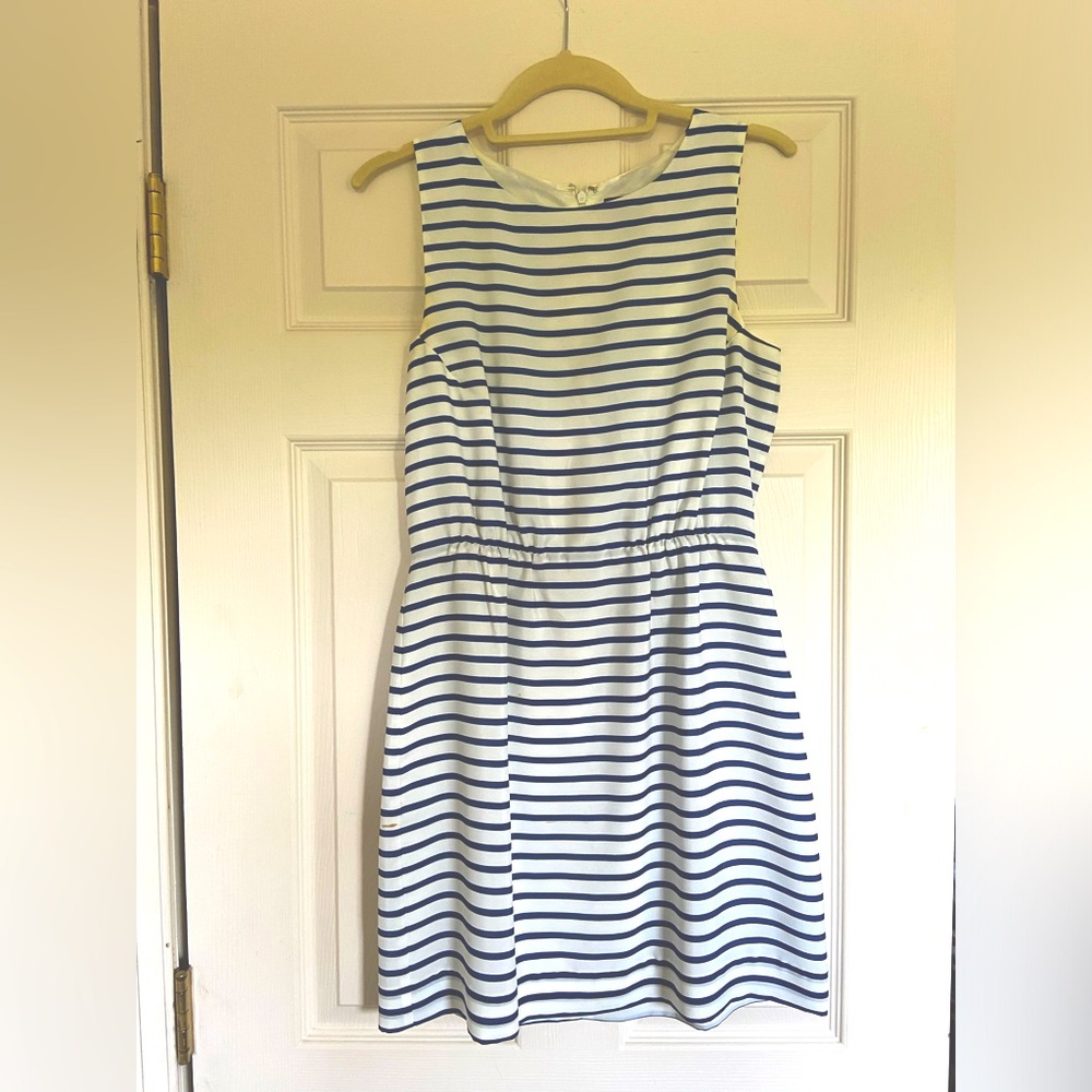 J Crew Stripped Summer Dress Size 4